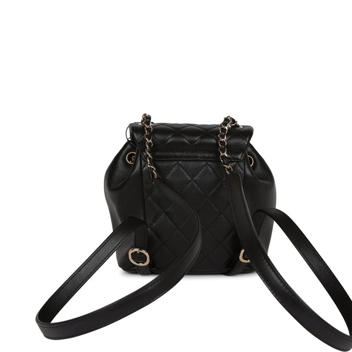 CHANEL CC QUILTED LAMBSKIN MINI DUMA BACKPACK