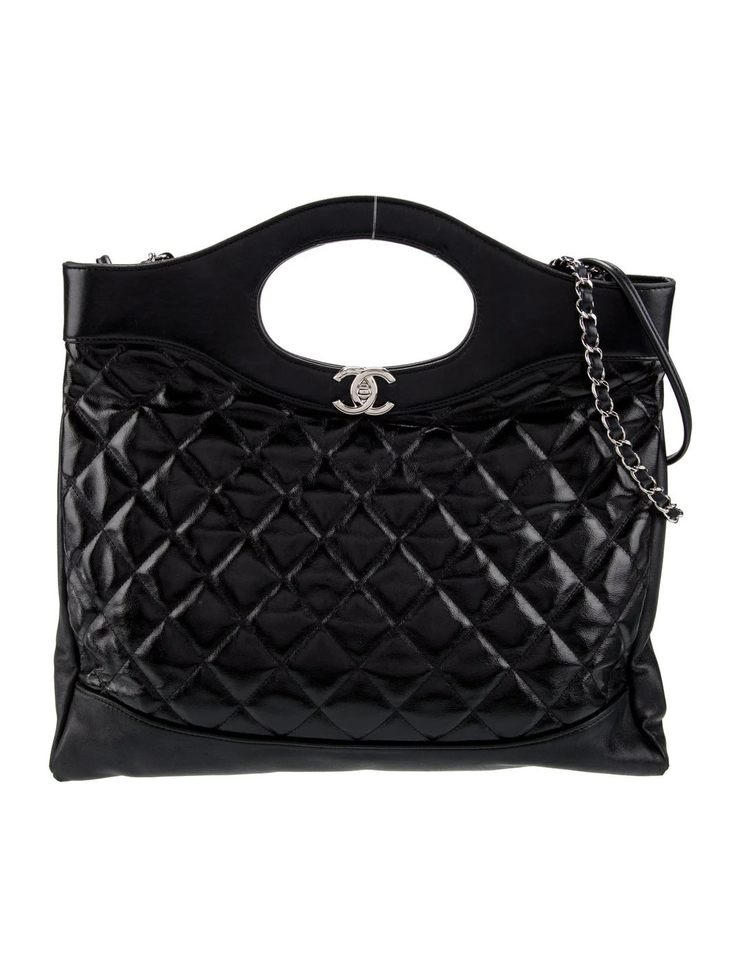 CHANEL 31 LARGE QUILTED LAMBSKIN SHOPPING BAG