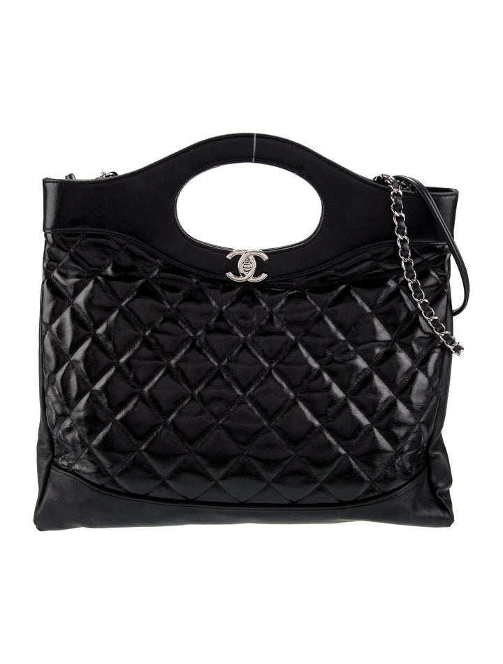 CHANEL 31 LARGE QUILTED LAMBSKIN SHOPPING BAG