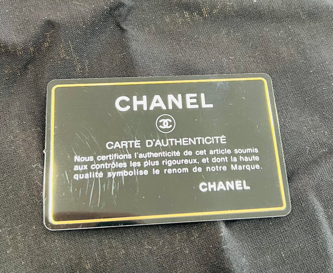 CHANEL QUILTED LAMBSKIN PEARL CHAIN MEDIUM FLAP BAG