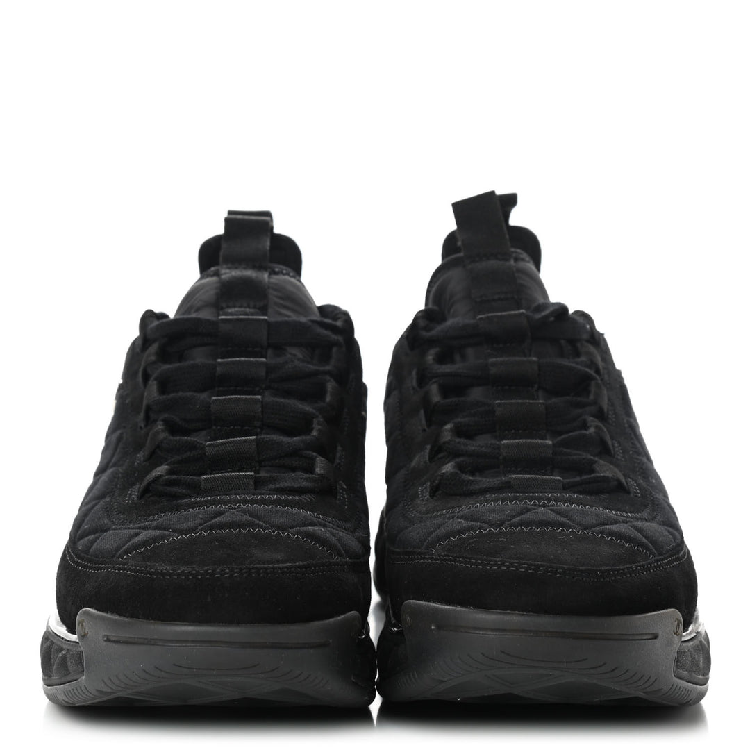 CHANEL CC SUEDE CALFSKIN MIXED MEDIA SNEAKERS