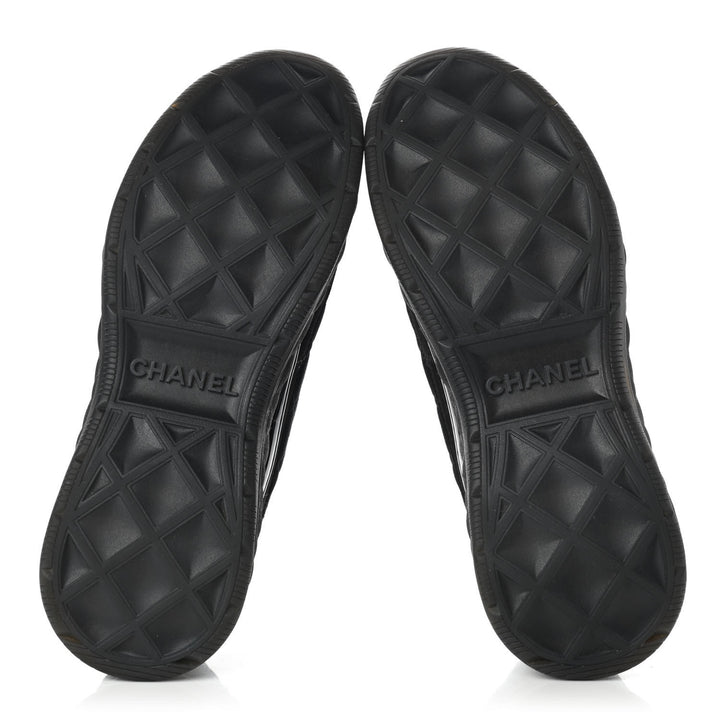 CHANEL CC SUEDE CALFSKIN MIXED MEDIA SNEAKERS