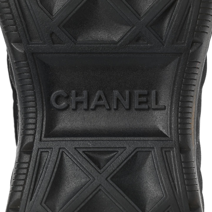 CHANEL CC SUEDE CALFSKIN MIXED MEDIA SNEAKERS