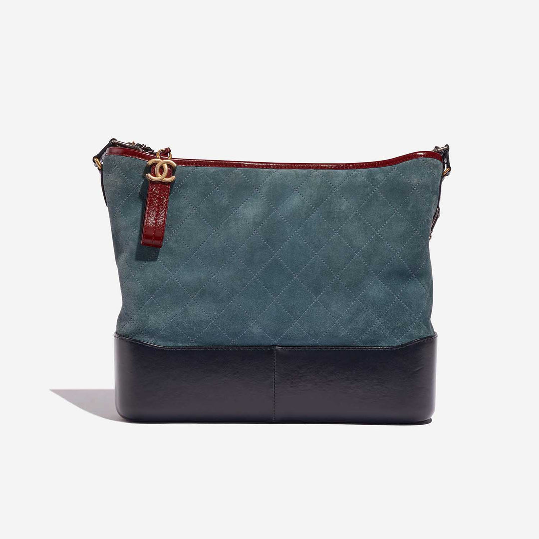 CHANEL SUEDE QUILTED LAMBSKIN LEATHER GABRIELLE SHOULDER BAG