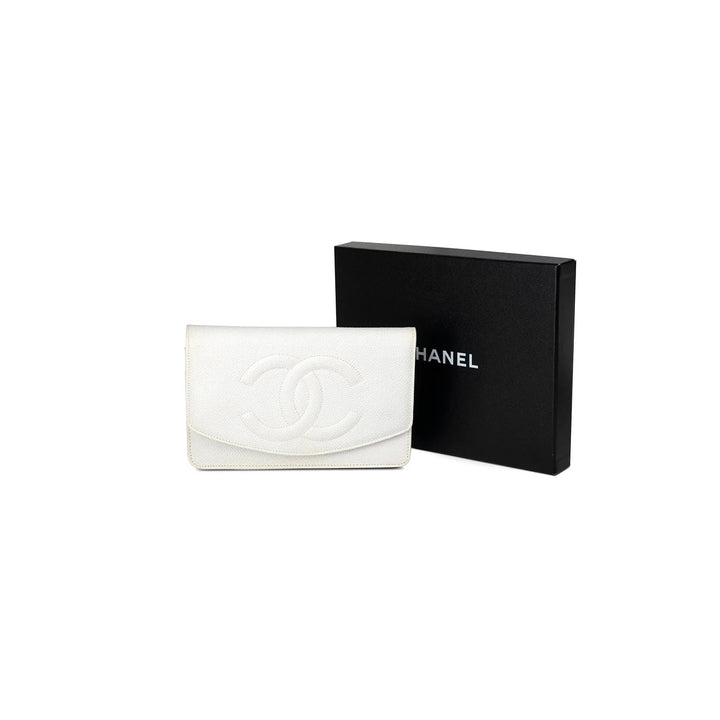CHANEL TIMELESS VINTAGE LEATHER WALLET ON A CHAIN
