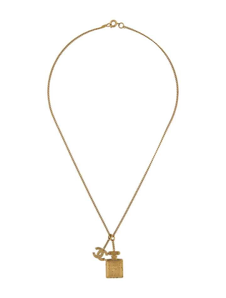 CHANEL CC NO 5 PERFUME BOTTLE NECKLACE