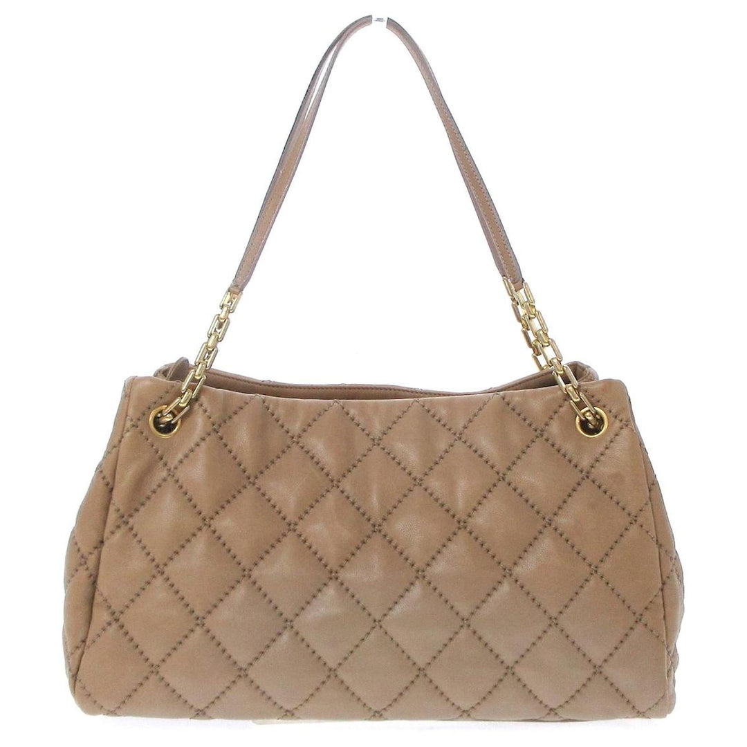 Chanel Backpack CC Logo Quilted Wild Stitch Leather Beige CHANEL Wild Stitch Handbag ✨ Beige Quilted Elegance – Oh My  main image 3