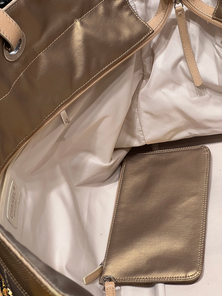CHANEL PARIS BIARRITZ QUILTED XL TOTE BAG