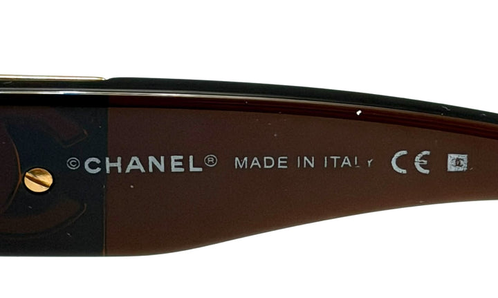 CHANEL VINTAGE SHIELD SUNGLASSES