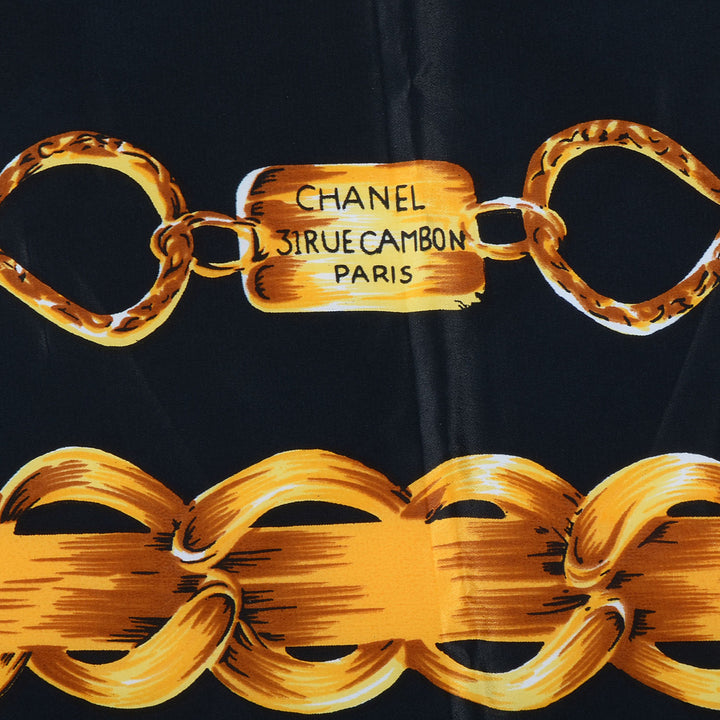 CHANEL PARIS 31 RUE CAMBON CC SILK SCARF – Caroline's Fashion Luxuries