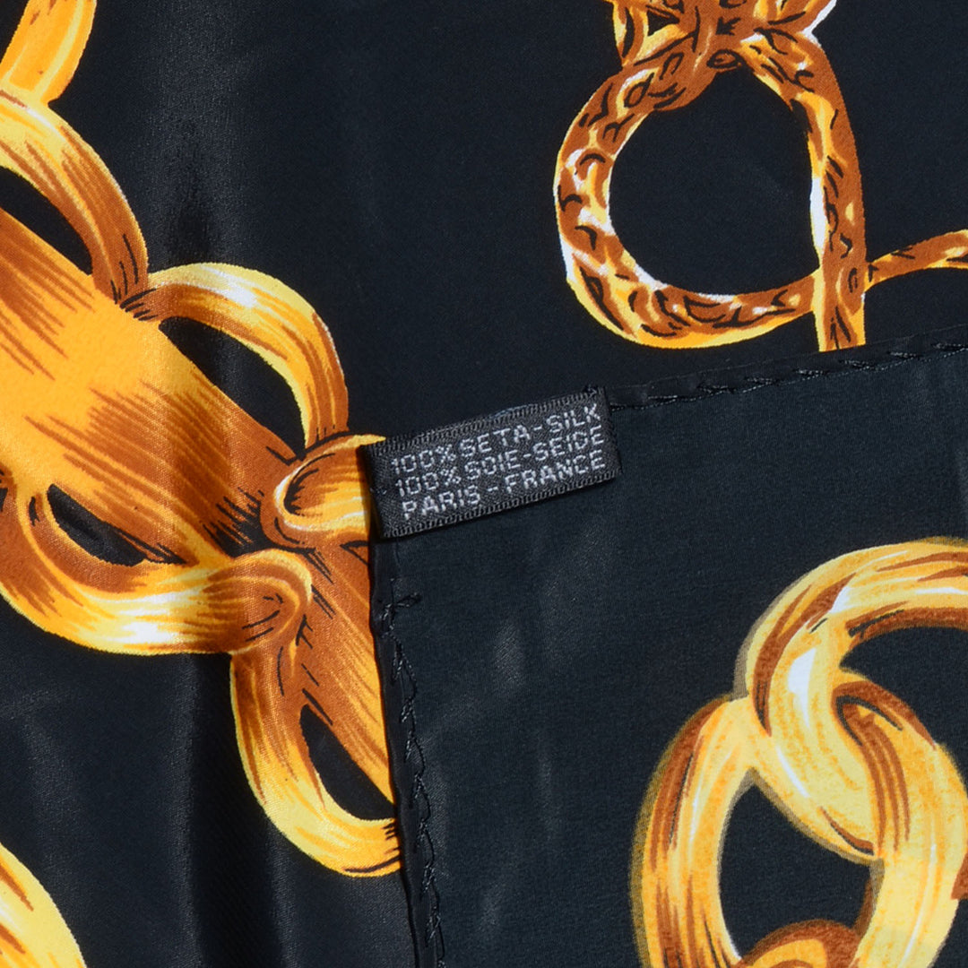 CHANEL PARIS 31 RUE CAMBON CC SILK SCARF – Caroline's CHANEL PARIS 31 RUE CAMBON CC SILK SCARF – Caroline's