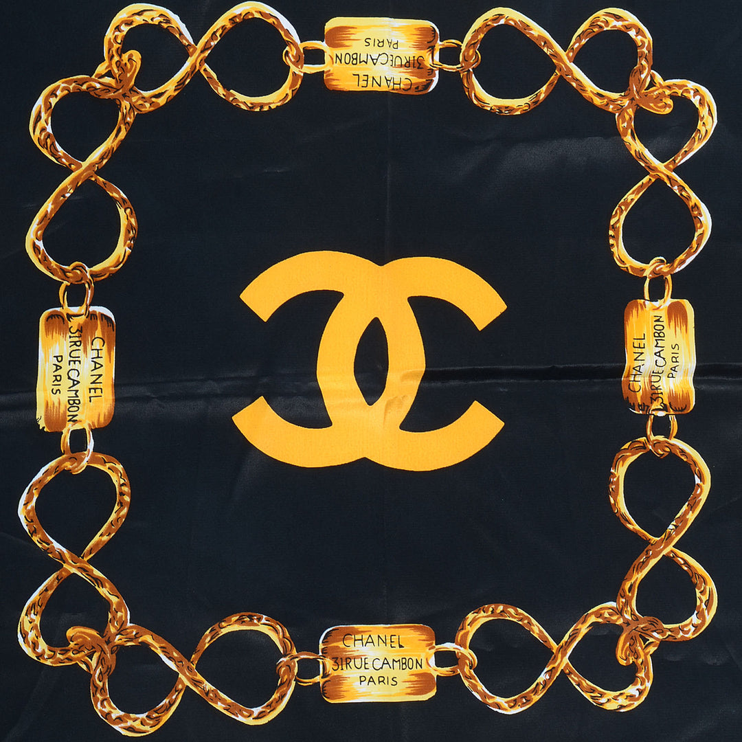 CHANEL PARIS 31 RUE CAMBON CC SILK SCARF – Caroline's Fashion Luxuries
