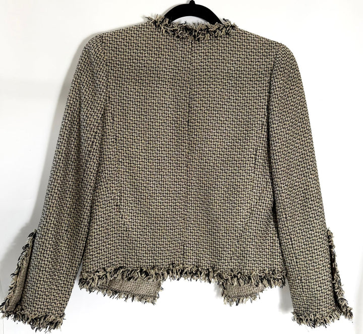 CHANEL CC CAMPAIGN SHIMMER TWEED JACKET