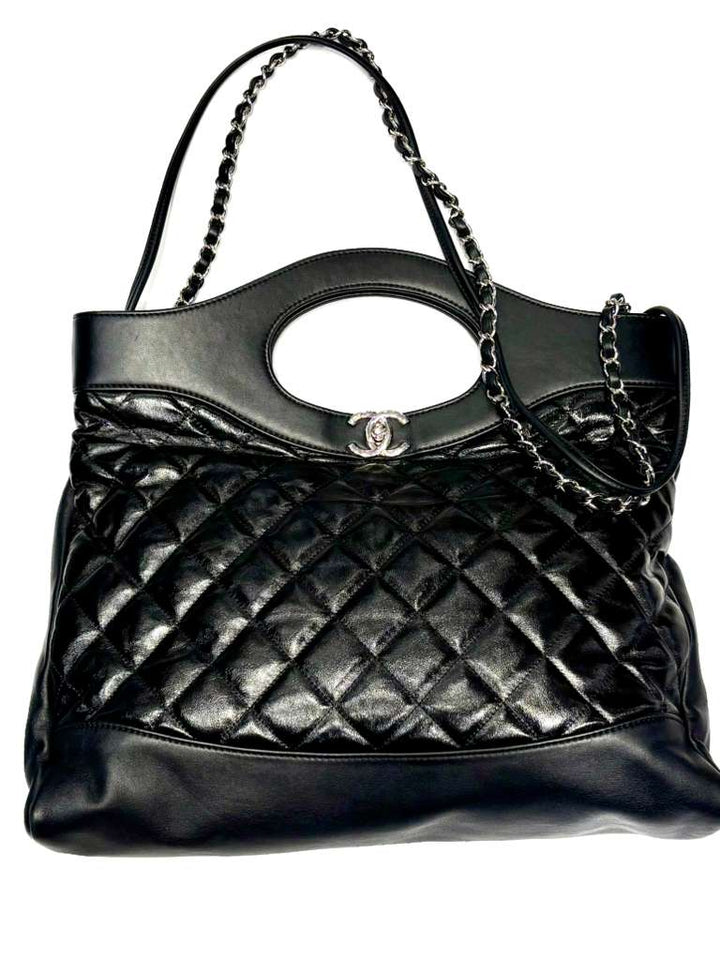 CHANEL 31 LARGE QUILTED LAMBSKIN SHOPPING BAG