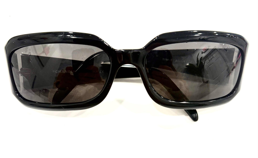 CHANEL 5064-B VINTAGE RECTANGLE FRAME SUNGLASSES