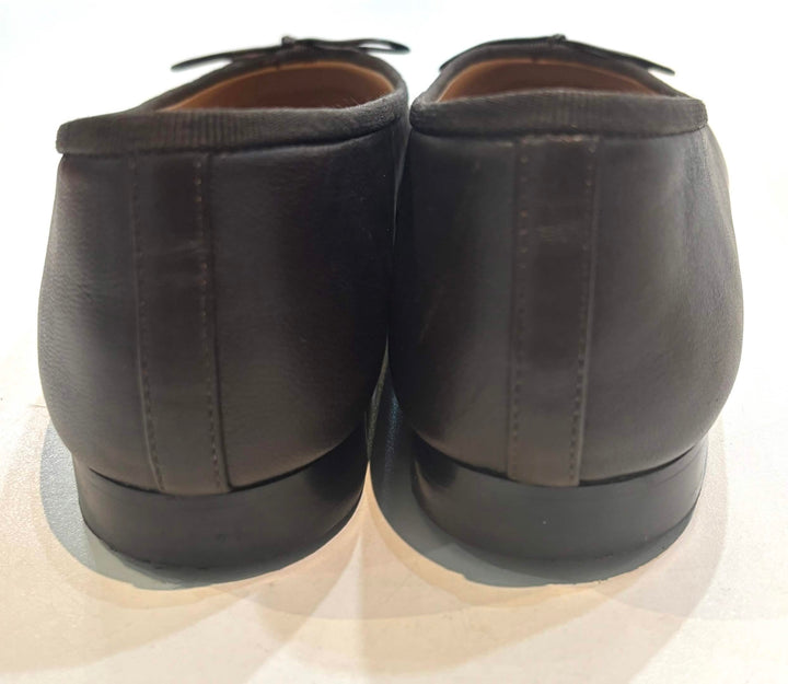 CHANEL BALLERINA CC CAP TOE FLATS