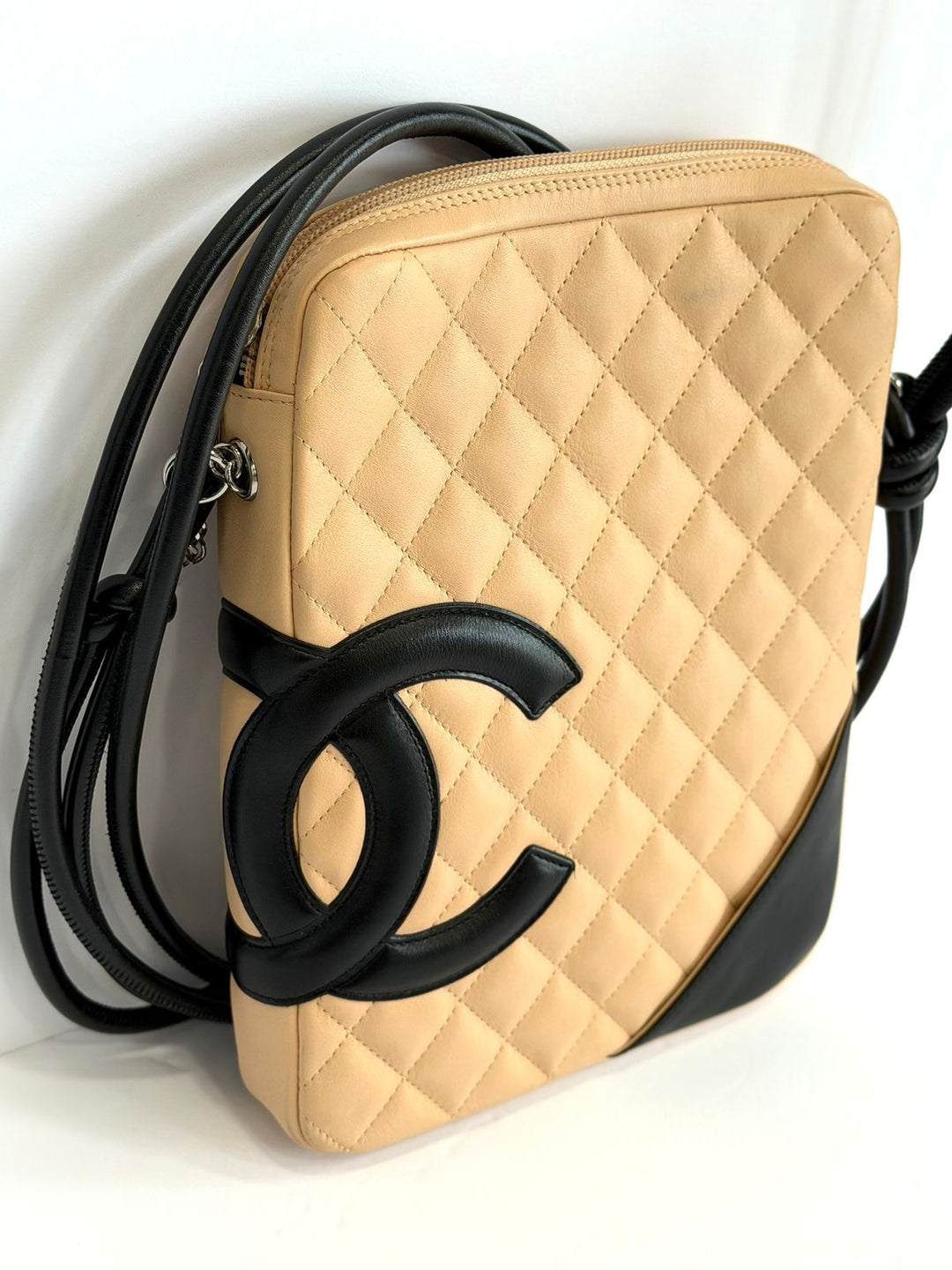 CHANEL QUILTED CALFSKIN LEATHER CAMBON LIGNE CROSSBODY BAG