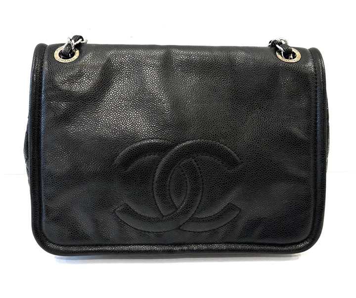 CHANEL CAVIAR LEATHER LARGE TIMELESS CC FLAP BAG