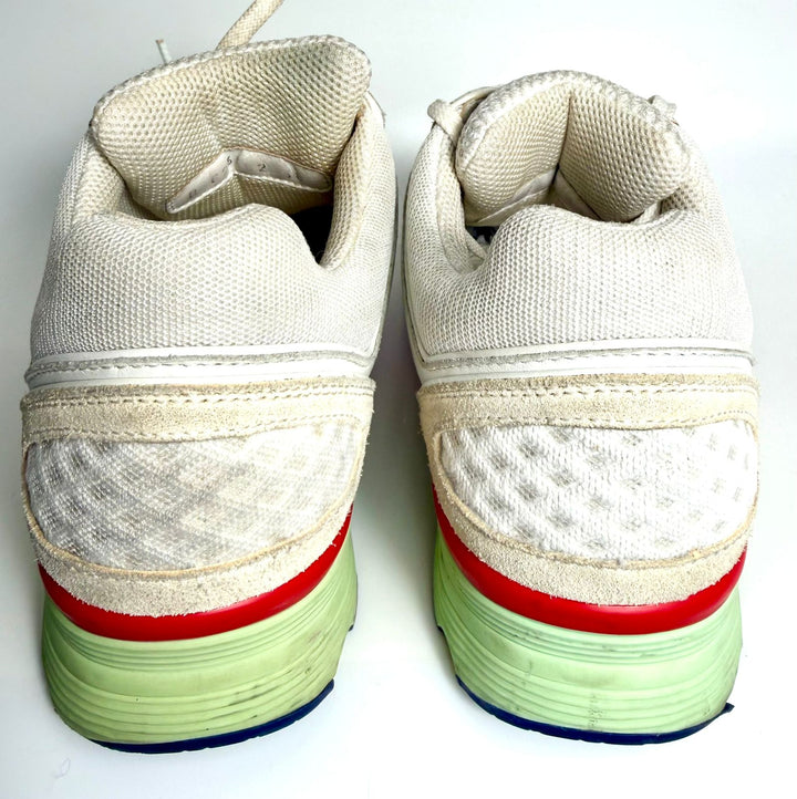 CHANEL CC MESH CALFSKIN LEATHER SNEAKERS