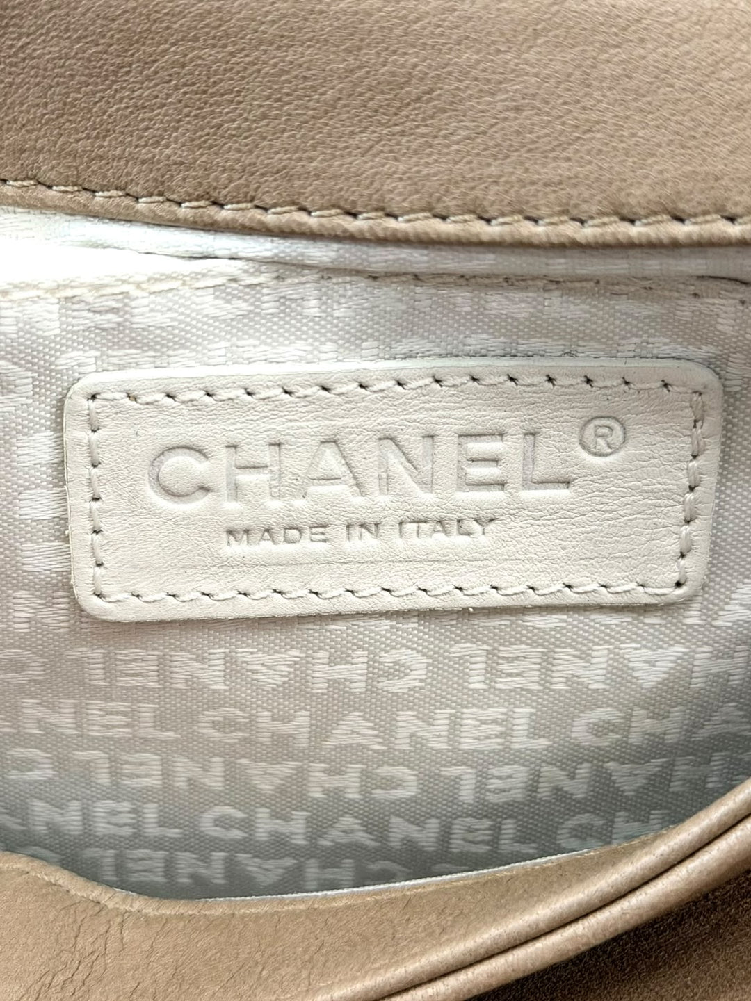 CHANEL CC RABBIT FUR FLAP BAG