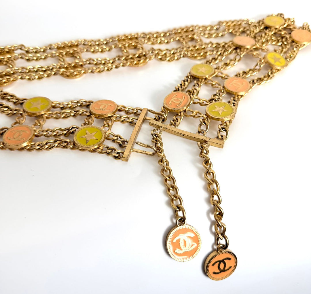 CHANEL CC STAR MULTISTRAND BELT