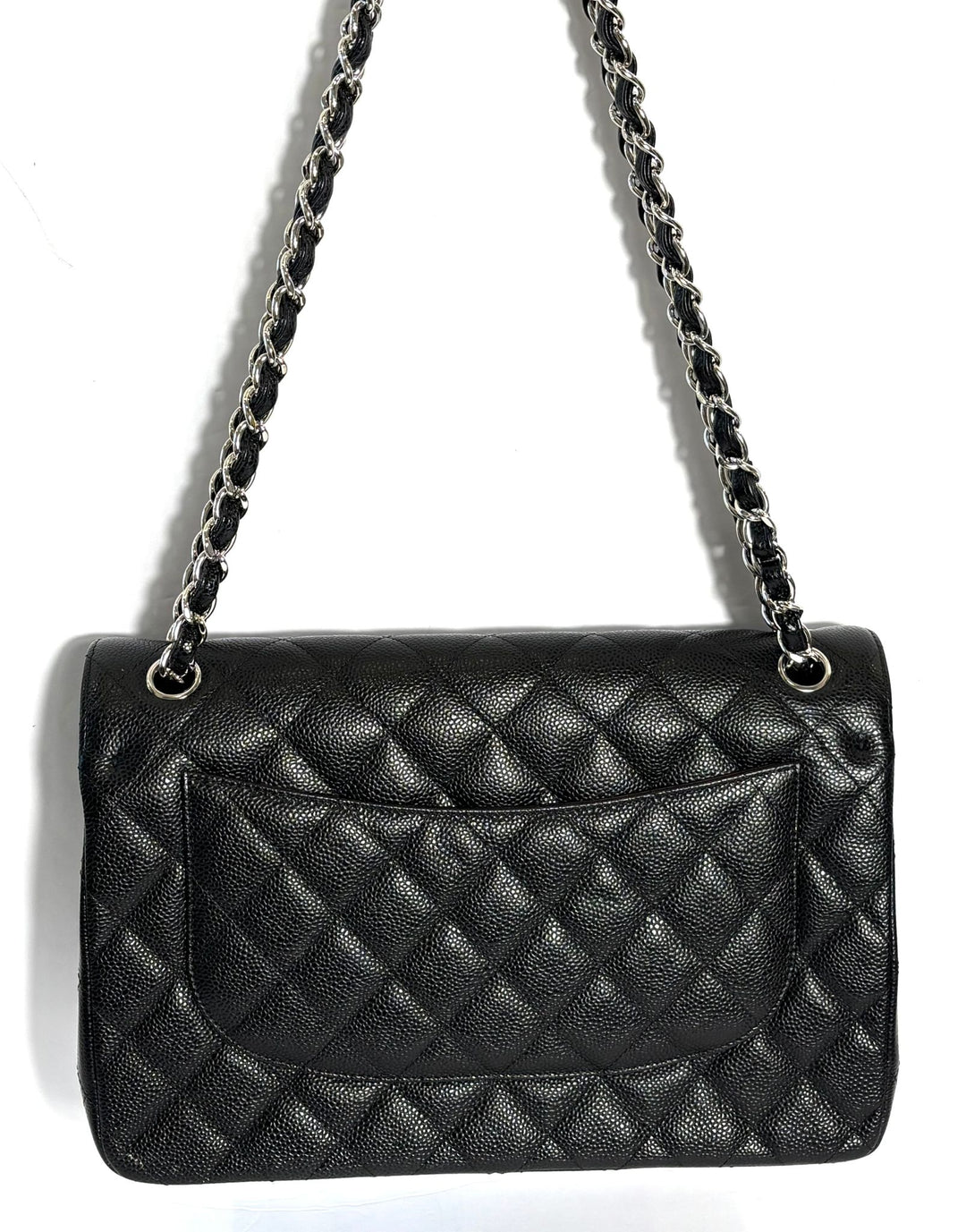 CHANEL CLASSIC CAVIAR QUILTED JUMBO DOUBLE FLAP BAG