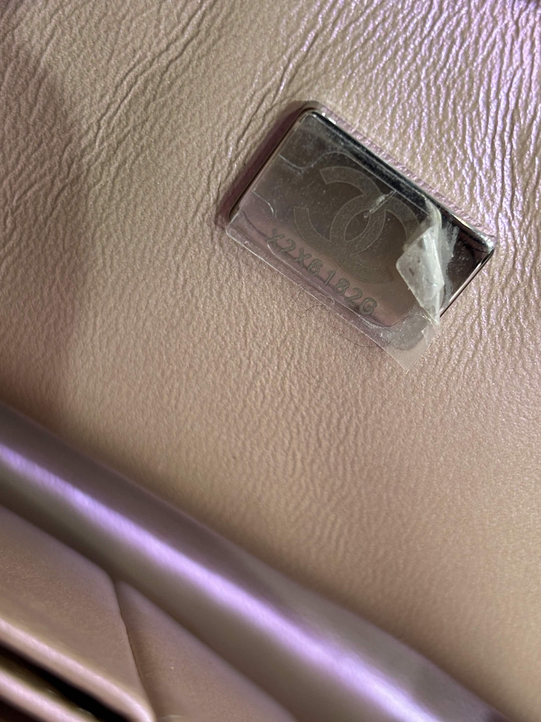 CHANEL CLASSIC METALLIC IRIDESCENT LAMBSKIN MEDIUM DOUBLE FLAP BAG