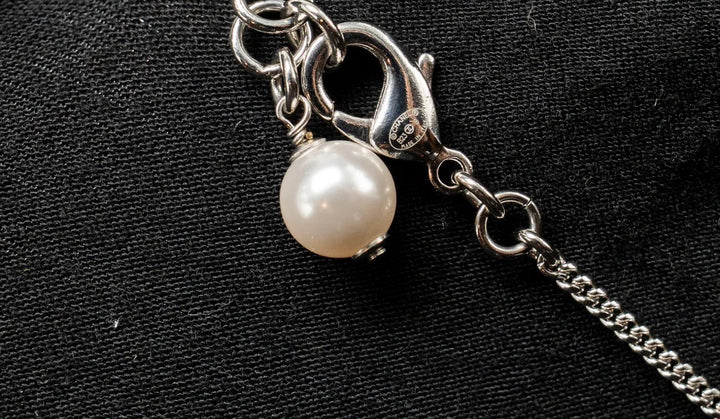 CHANEL TIMELESS CRYSTAL HEART PEARL LONG NECKLACE