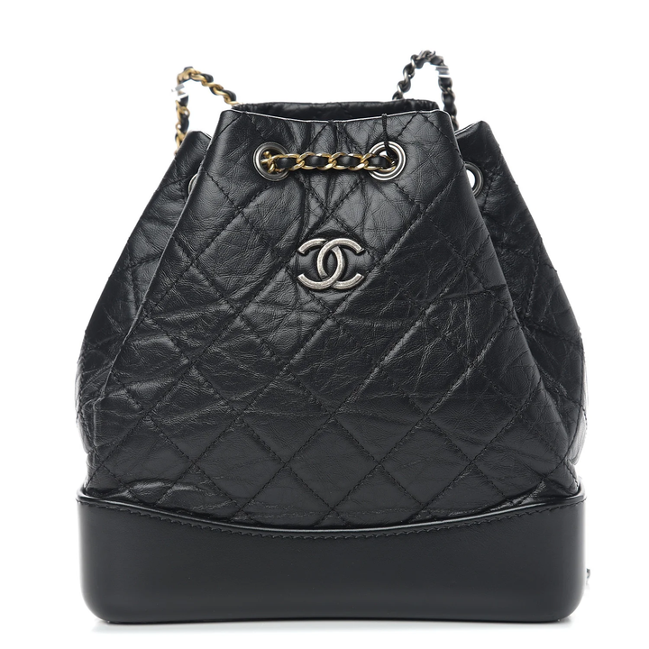 CHANEL AGED CALFSKIN QUILTED LEATHER SMALL GABRIELLE BACKPACK