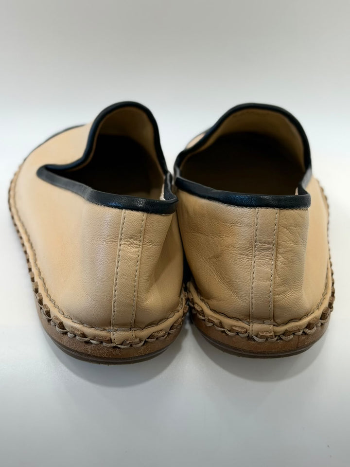 CHANEL LAMBSKIN CC ESPADRILLES