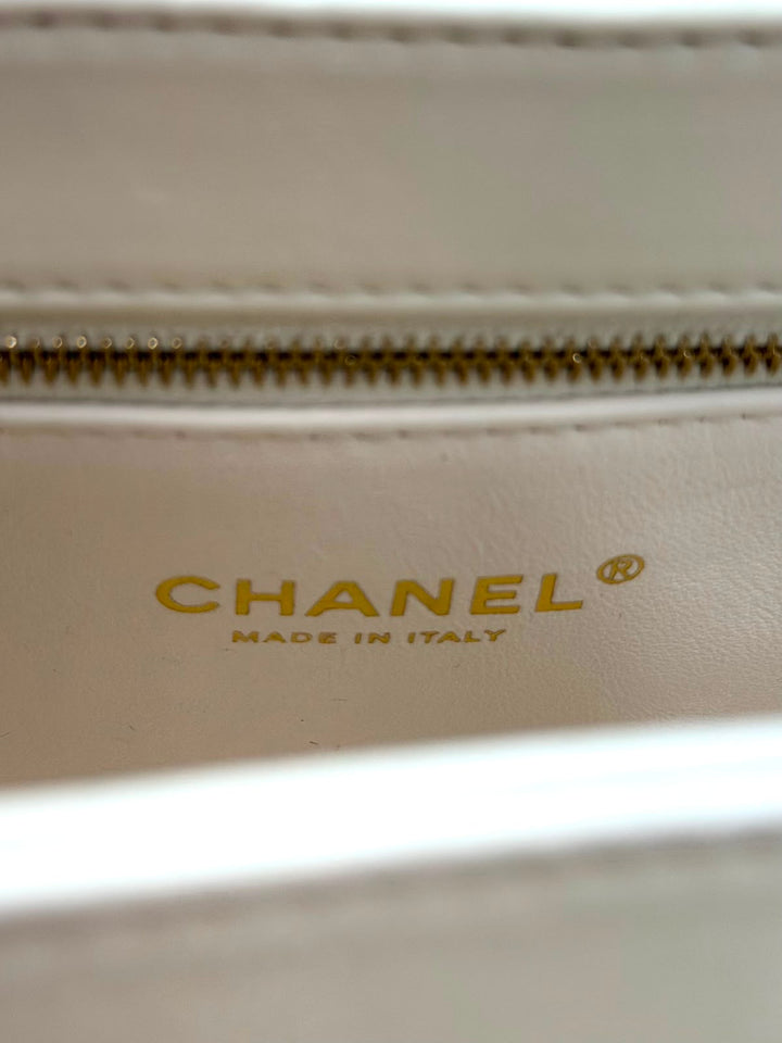 CHANEL QUILTED LAMBSKIN SMALL TRENDY CC HANDLE FLAP BAG