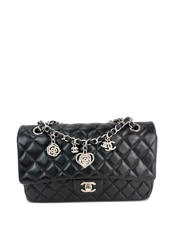 CHANEL LIMITED EDITION VALENTINE CHARMS MEDIUM FLAP BAG