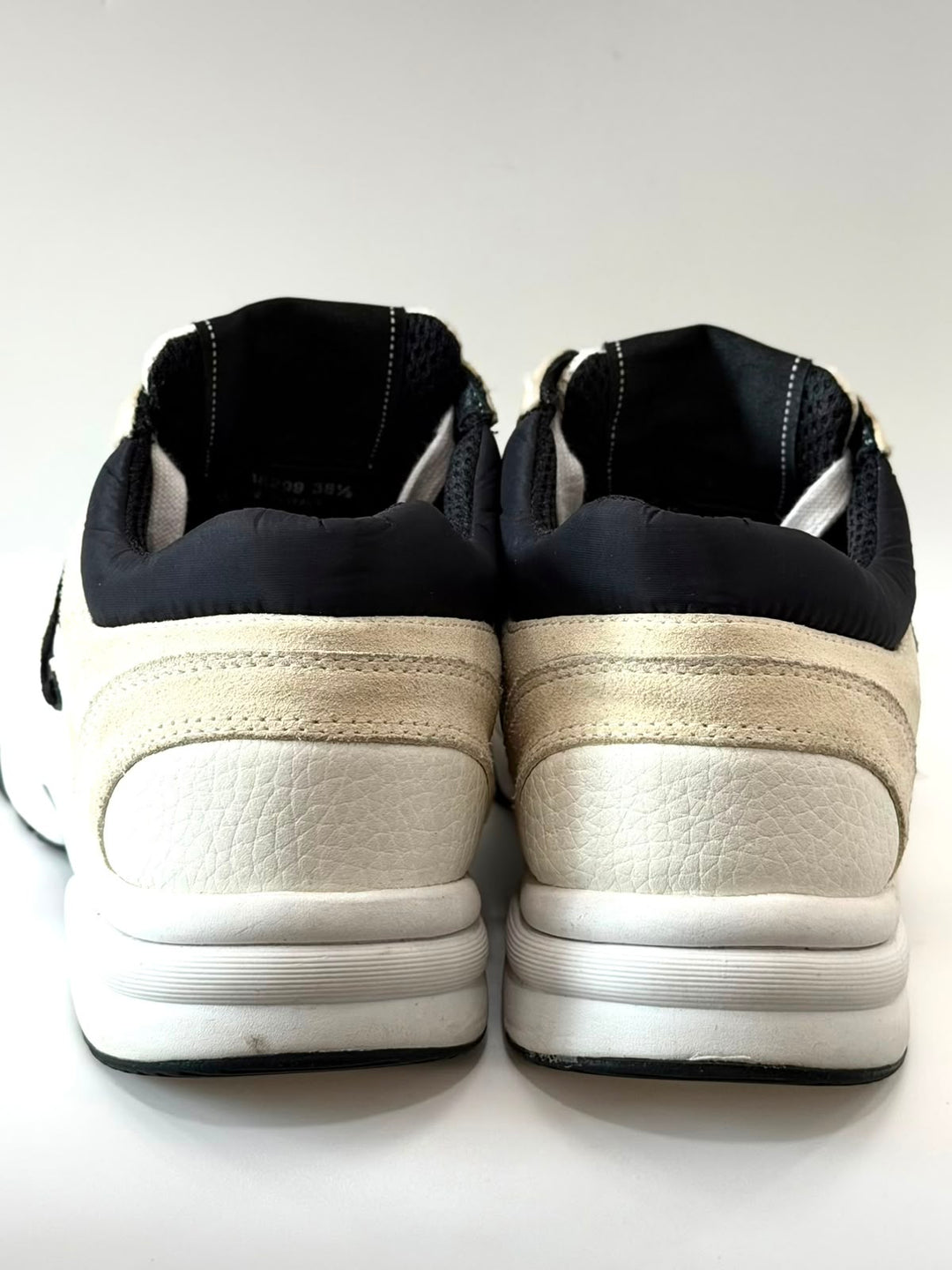 CHANEL CC MESH SUEDE CALFSKIN LETATHER SNEAKERS