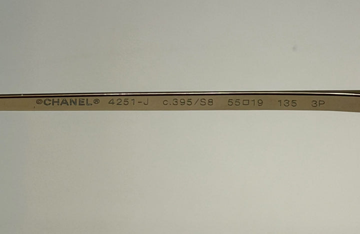 CHANEL METAL POLARIZED ROUND SUNGLASSES