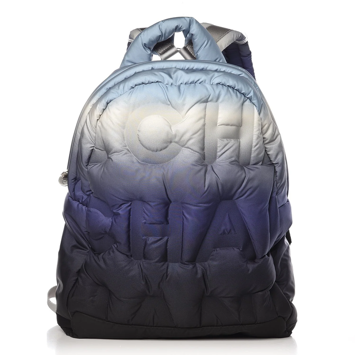 CHANEL NYLON EMBOSSED DOUDOUNE BACKPACK
