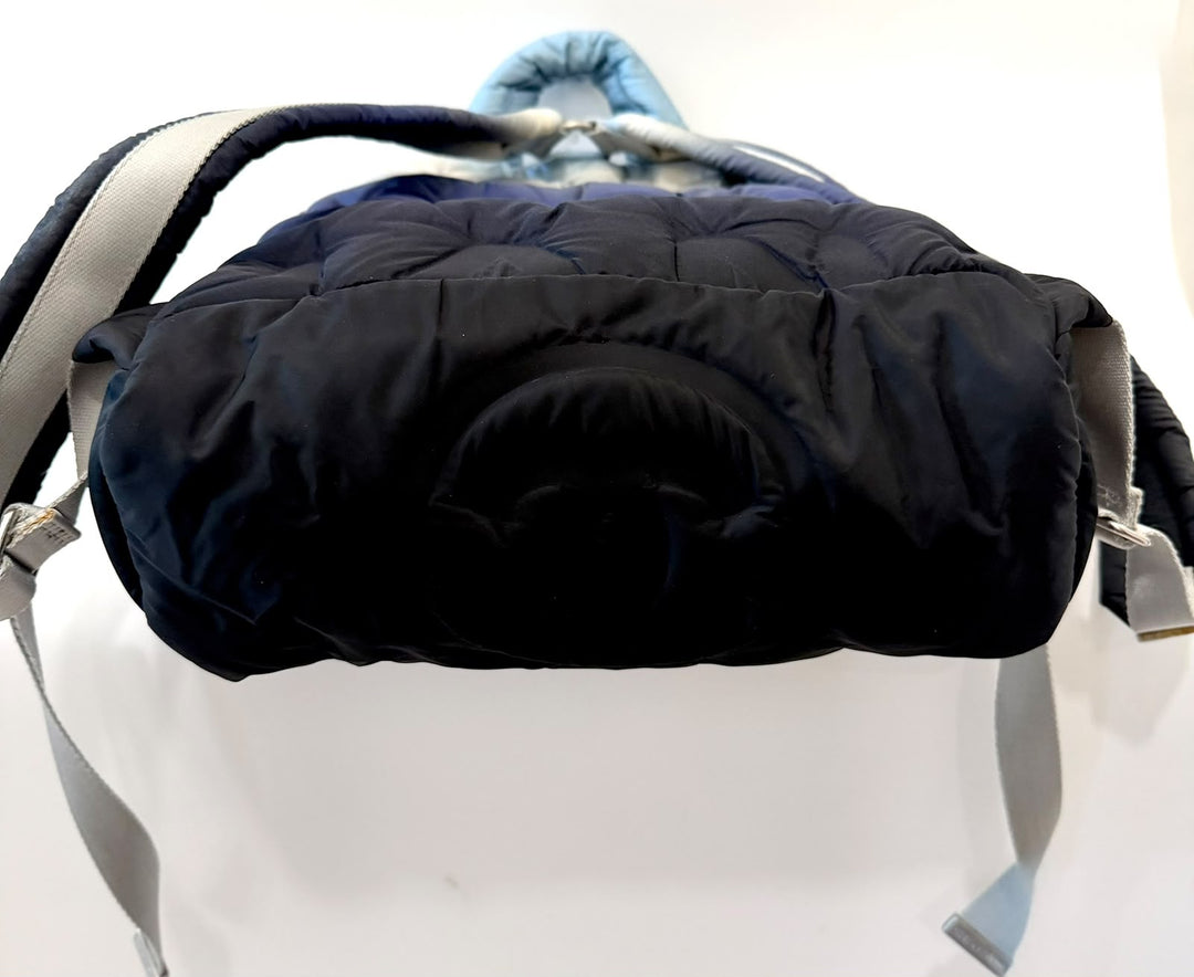 CHANEL NYLON EMBOSSED DOUDOUNE BACKPACK