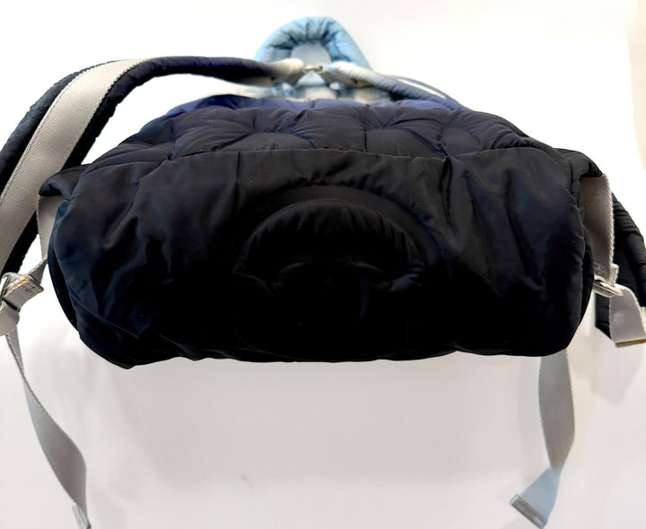 CHANEL NYLON EMBOSSED DOUDOUNE BACKPACK