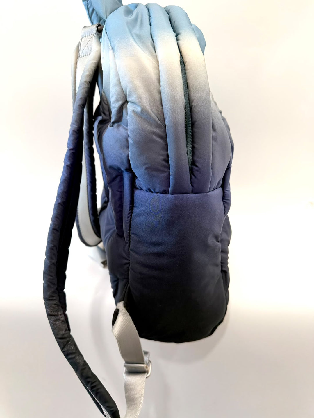 CHANEL NYLON EMBOSSED DOUDOUNE BACKPACK