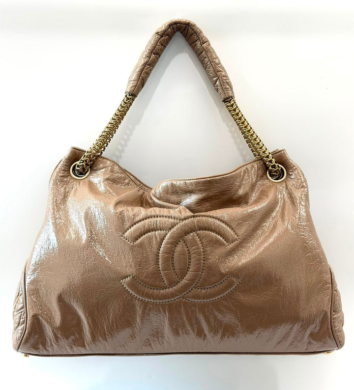 CHANEL CC RODEO DRIVE ACCORDION LARGE TOTE BAG