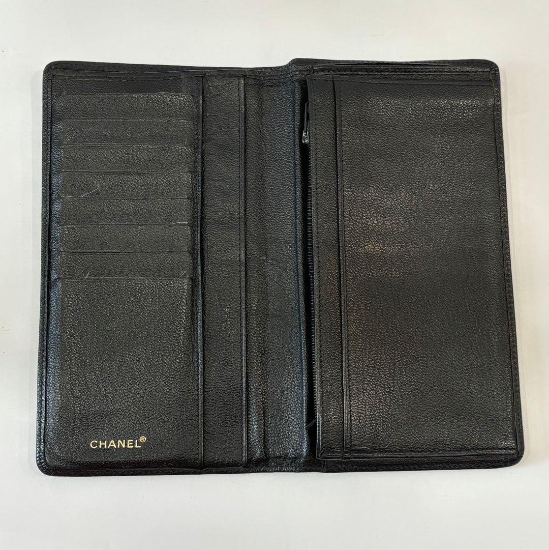 CHANEL SEBURGA LEATHER BIFOLD WALLET