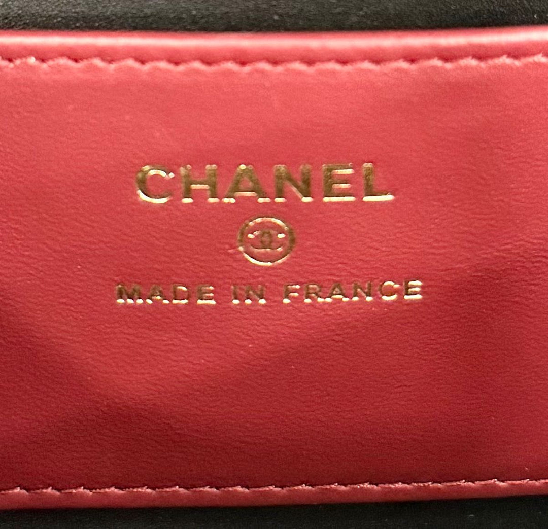 CHANEL SHINY CAVIAR MINI PREPPY COCO SHOULDER BAG
