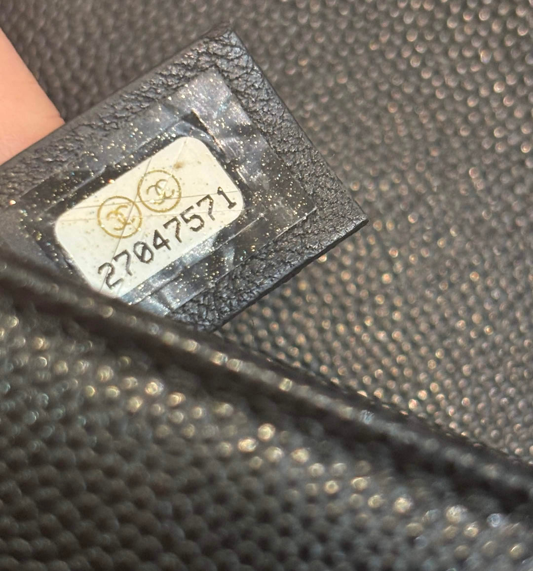 CHANEL SMALL CAVIAR QUILTED BOY SHOULDER BAG