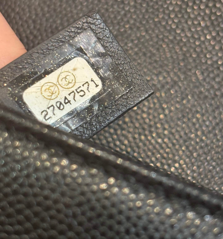 CHANEL SMALL CAVIAR QUILTED BOY SHOULDER BAG