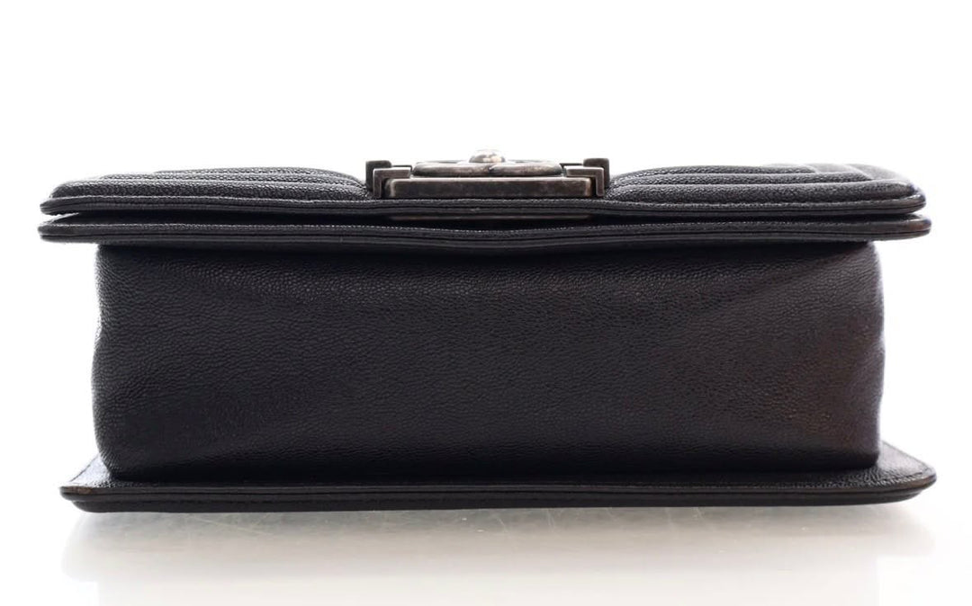 CHANEL SMALL CAVIAR QUILTED BOY SHOULDER BAG