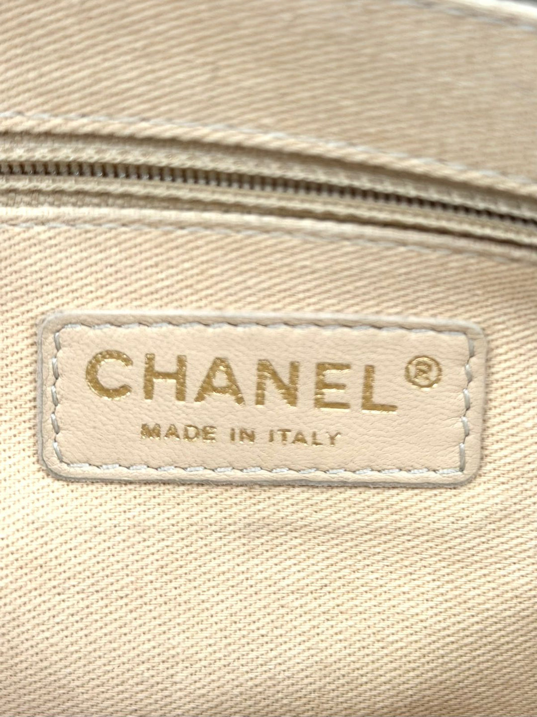 CHANEL UP IN THE AIR FLAP PERFORATED LAMBSKIN LEATHER SHOULDER BAG