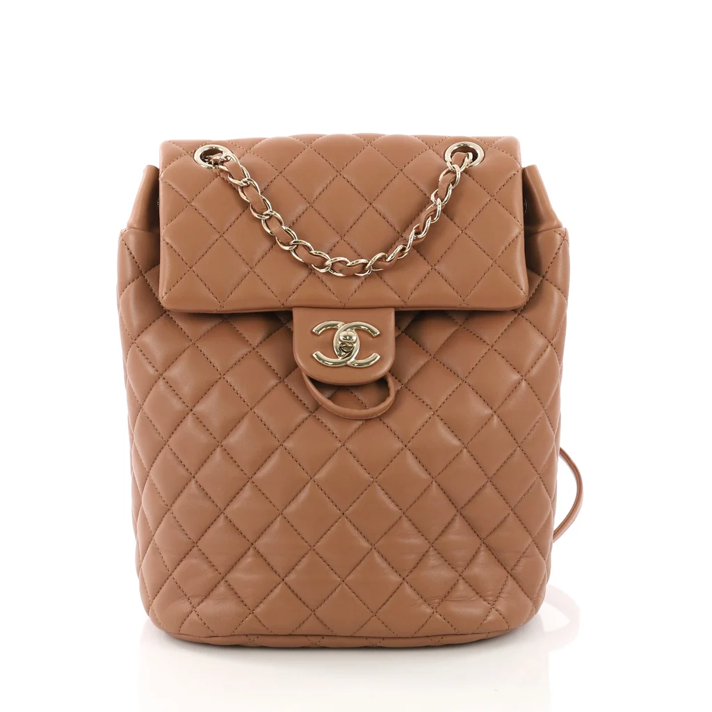 CHANEL URBAN SPIRIT QUILTED LAMBSKIN SMALL BACKPACK