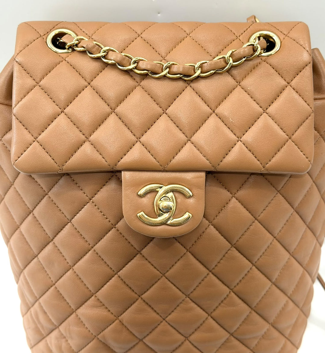 CHANEL URBAN SPIRIT QUILTED LAMBSKIN SMALL BACKPACK
