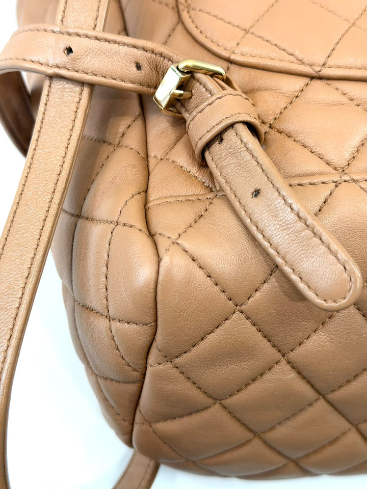 CHANEL URBAN SPIRIT QUILTED LAMBSKIN SMALL BACKPACK