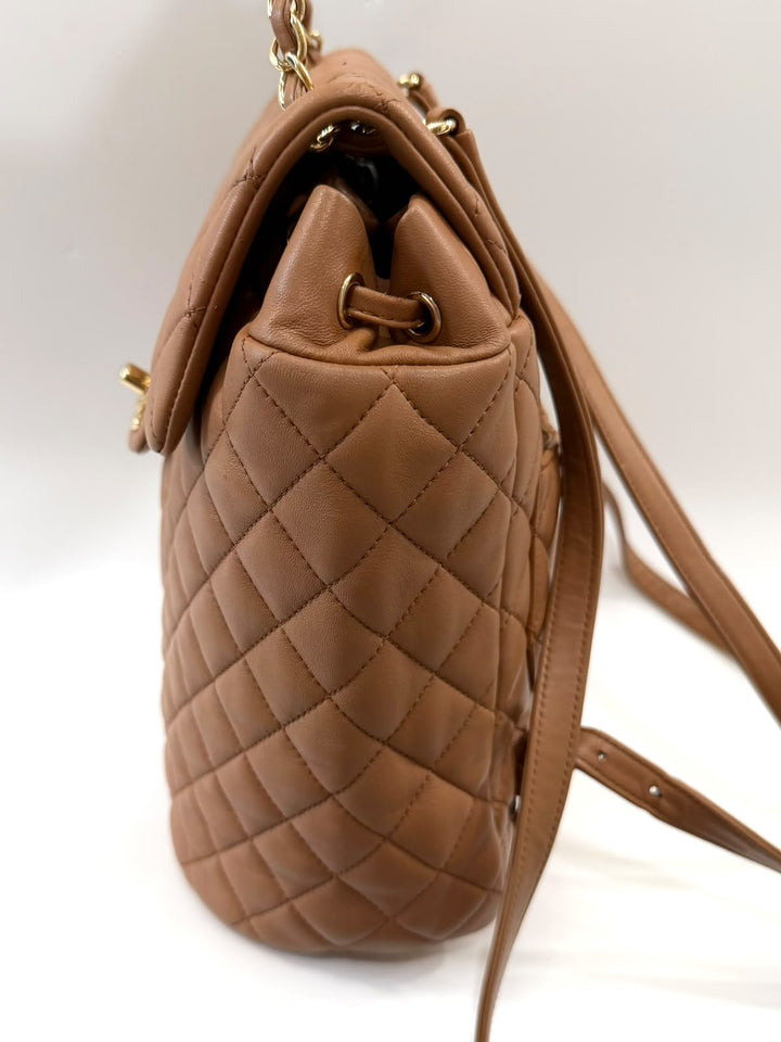 CHANEL URBAN SPIRIT QUILTED LAMBSKIN SMALL BACKPACK