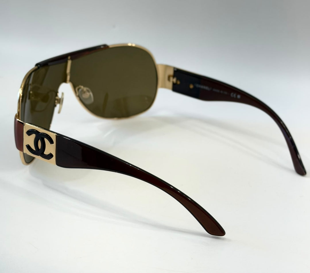 CHANEL VINTAGE SHIELD SUNGLASSES